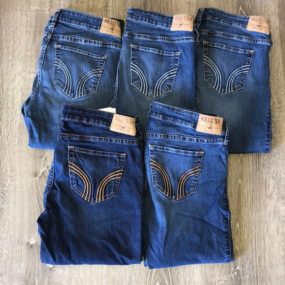 Hollister Super Skinny Jeans 5L (5 pairs)